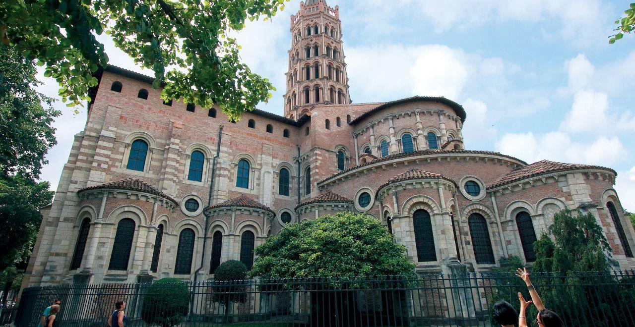 Basilica of Saint-Sernin in Toulouse, France.