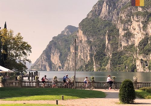 Views from the town of Riva Del Garda in Italy