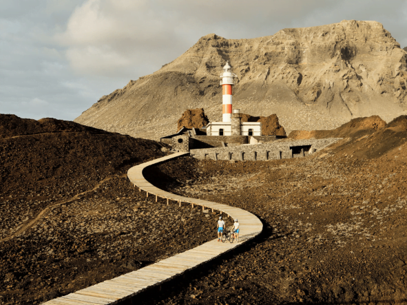 The Punta Te Teno lighthouse