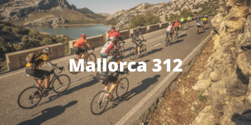 Cyclists on the Mallorca 312 in Mallorca