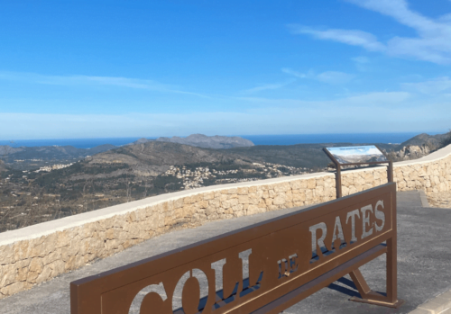 View from the Coll de Rates